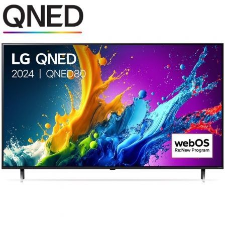 LG 50QNED80T6A Smart TV QNED 50 pulg. 4K Ultra HD Azul LG 50QNED80T6A Smart TV QNED 50 pulg. 4K Ultra HD Azul